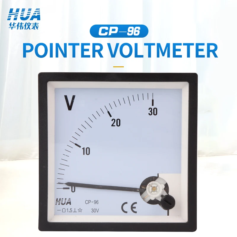 Voltímetro CP-96 CC, medidor de panel de voltaje
