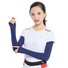 Солнцестойкие манжеты лайкра вискоза манжеты Спорт на открытом воздухе езда Вождение прохладный дышащий для мужчин и женщин