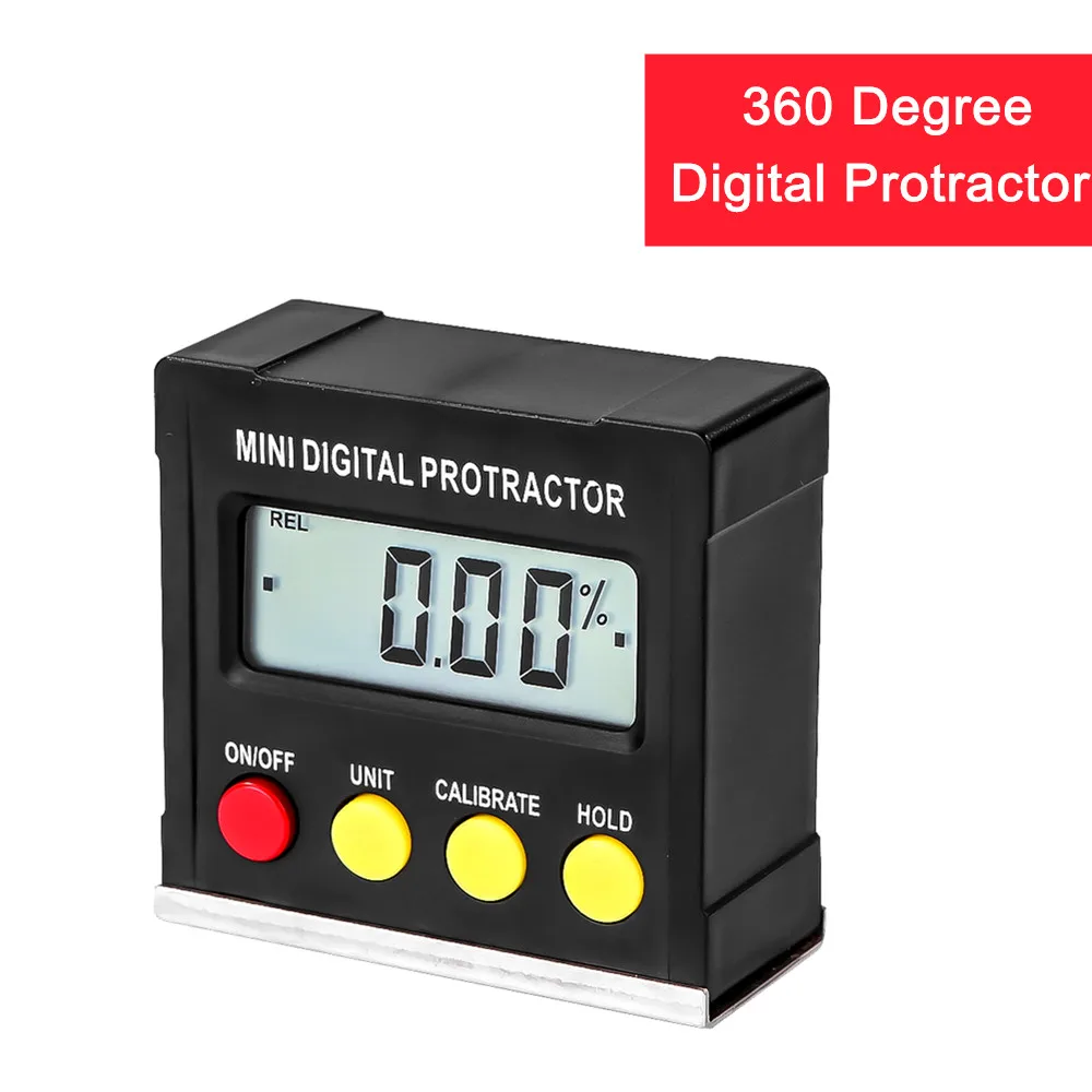 Mini Digital Angle Finder Inclinomètre Protractor Niveau Électronique Angle Magnétique Outil De Mesure 