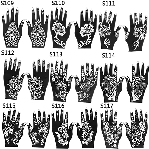 Small Cute Flower Temporary Hand Body Arts Sticker Tools 2 Pcs Airbrush Glitter Tattoo Stencil Woman Girl Kids Drawing Template Small Cute Flower Temporary Hand Body Arts Sticker Tools 2 Pcs Airbrush Glitter Tattoo Stencil Woman Girl Kids Drawing Template