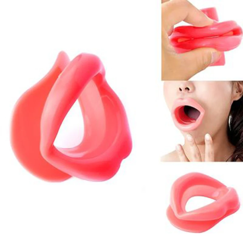 

Massage Face-lift Tool Make Up Silicone Rubber Face Care Slimmer Mouth Muscle Tightener Anti-aging Anti-wrinkle Beauty