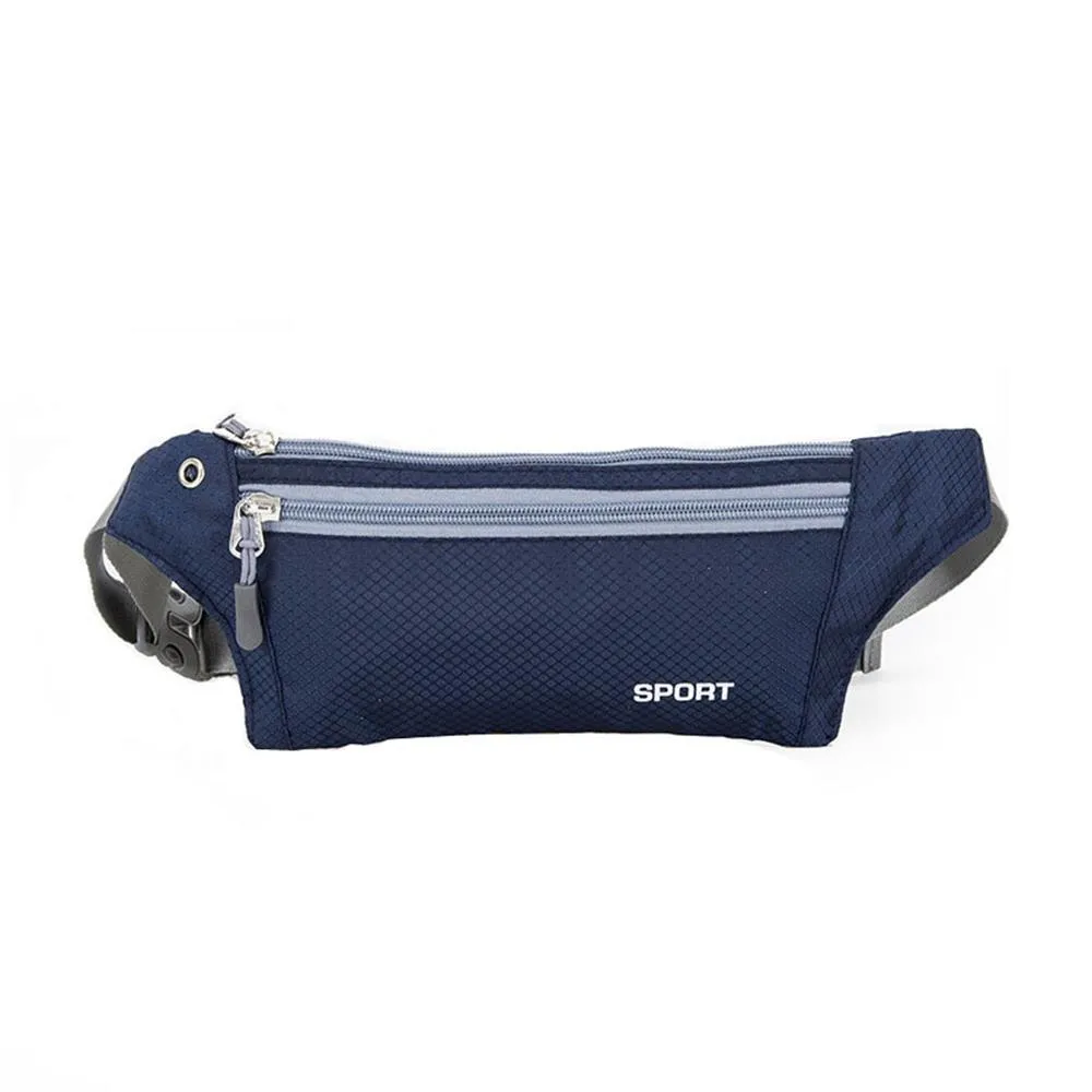 Aelicy Fashion Mini Fanny Pack For Women Men Portable USB Waist Pack Travel Multifunctional Waterproof Phone Belt Bag 1107