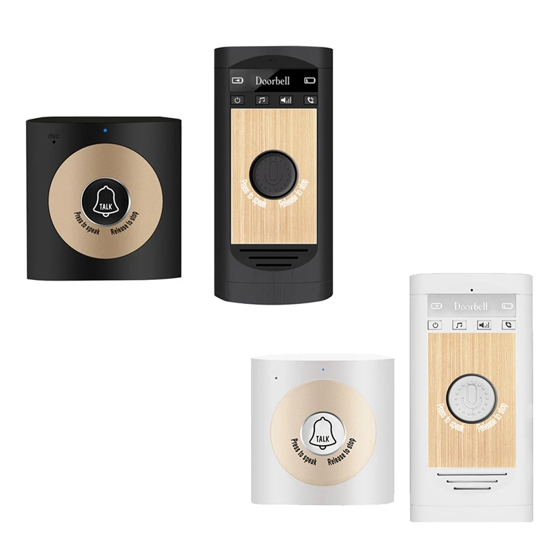 Wireless Voice Intercom Doorbell 2-Way Talk Monitor With Outdoor Unit Button Indoor Receiver Smart Home | Электроника