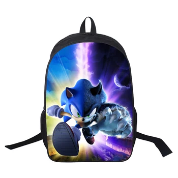 

High quality Sonic backpack teens Daily Backpack fashion Surprise gift rucksack Children Boys Girls school Backpack