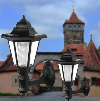 

Home Garden Solar Night Light Outdoor Solar Power LED Path Way Wall Landscape Mount Garden Fence Outdoor Lamp Street Light