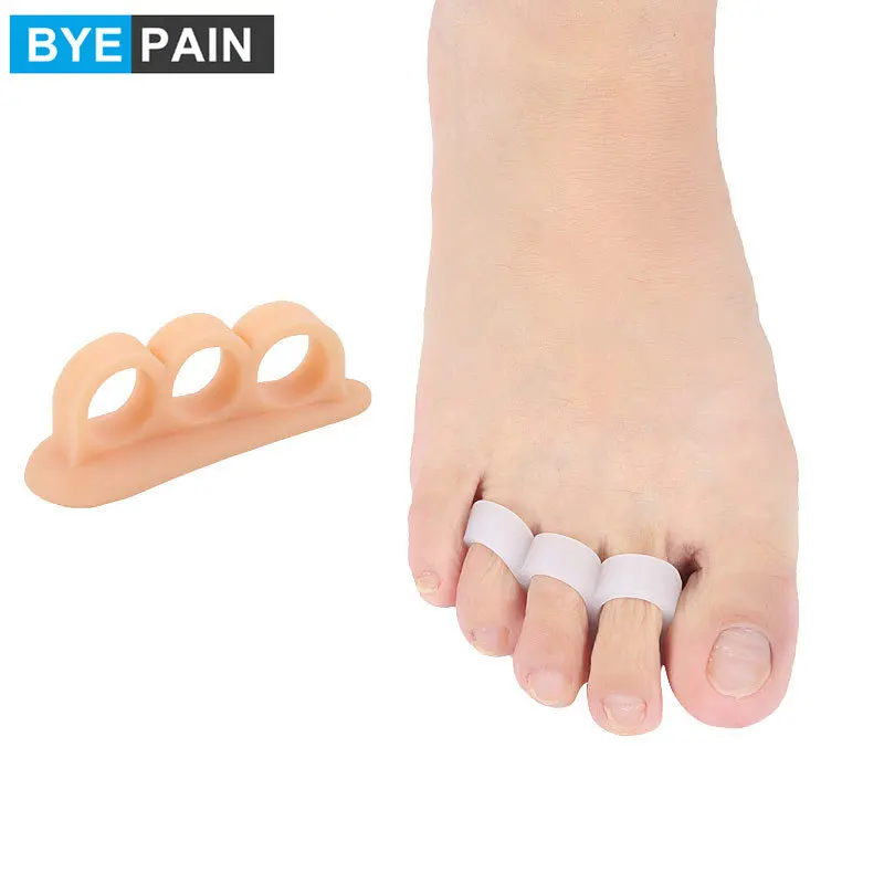 Corretor de de meio dedo do pé, separador de dedos dos pés, espaçadores espaçadores