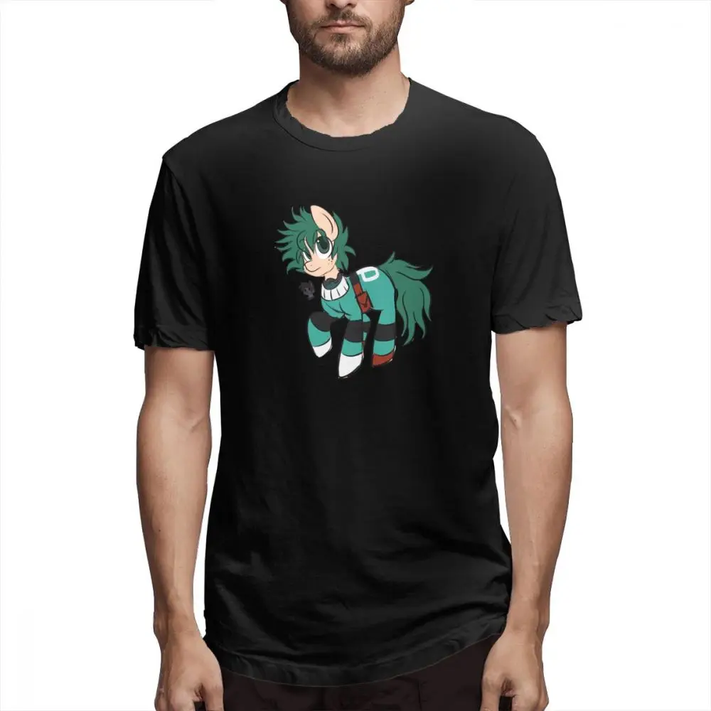 

Blue T shirt My Hero Academia Mlp Out Men's Short Sleeve T-shirt Overside Tee shirt 100 Cotton print tshirt