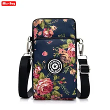 Универсальная модная сумка для телефона Missbuy для samsung/iPhone/huawei/htc/LG, чехол-кошелек, чехол на плечо, карман для телефона