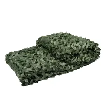 2x3m Green Camo Netting with Mesh Reinforced Camouflage Nets for Hunting Camping Sun Shelter and Tent Shade Car Awing Decoration