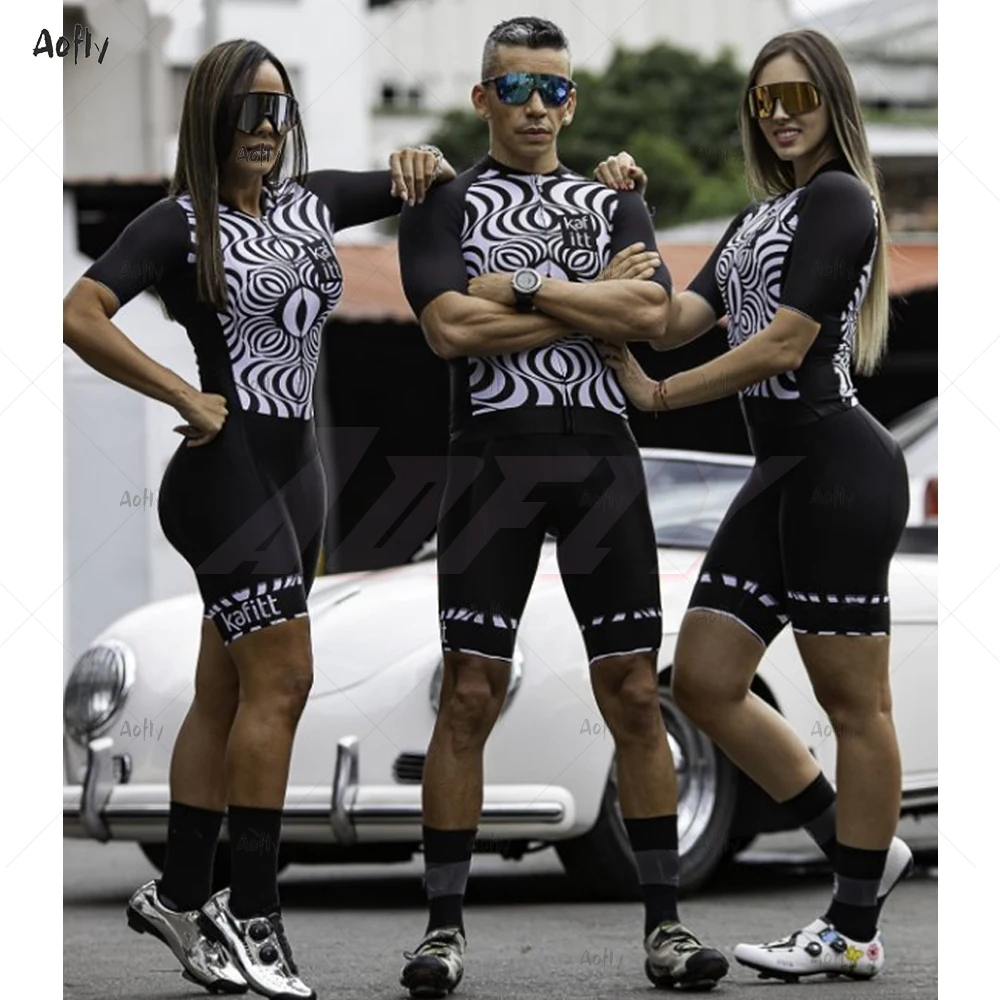 Kafitt Macaquinho Ciclismo Feminino набор Pro Team триатлон костюм женский Велоспорт Джерси цельный
