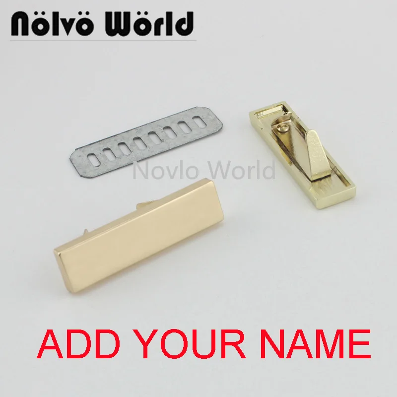 2022 New Bag Metal Tag Logo Custom Bag Label For Personalized ...
