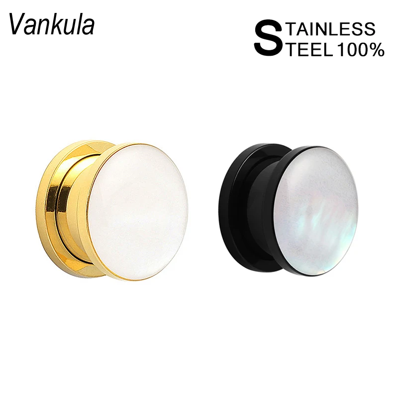 

Vanlula new arrival fashion ear plug tunnel body jewelry piercing ear gauges expander wholesale Mixed Size By Yourself
