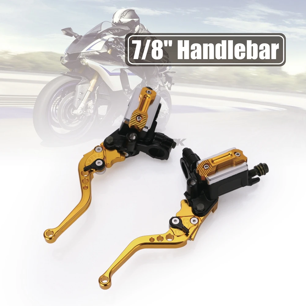 Гидравлический тормозной насос для мотоцикла Honda Yamaha рычаг сцепления 7/8 22 см