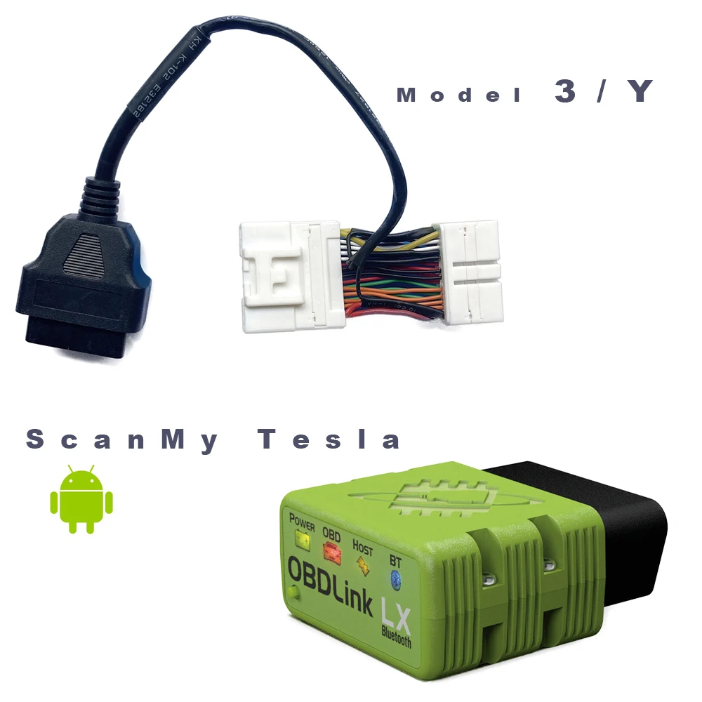 Интерфейс диагностического адаптера OBDLink LX OBD2 / EOBD для сканирования My Tesla Model 3/Y и