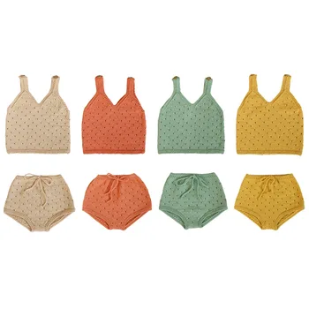 

2020 Tiddker Girl Clothes Baby Girl sweaters baby boy sweater kids tops + shorts 2 pcs baby Girl Clothes Girls Cardigan