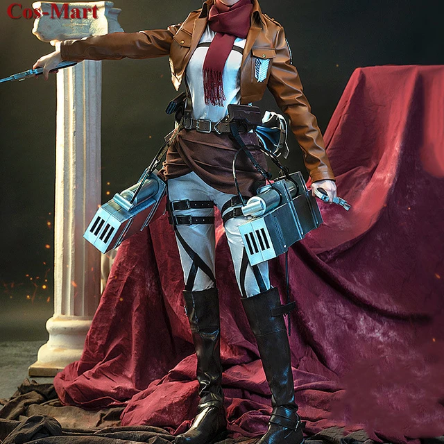 Attack On Titan Shingeki No Kyojin Final Season Mikasa Ackerman Cosplay  Costume：