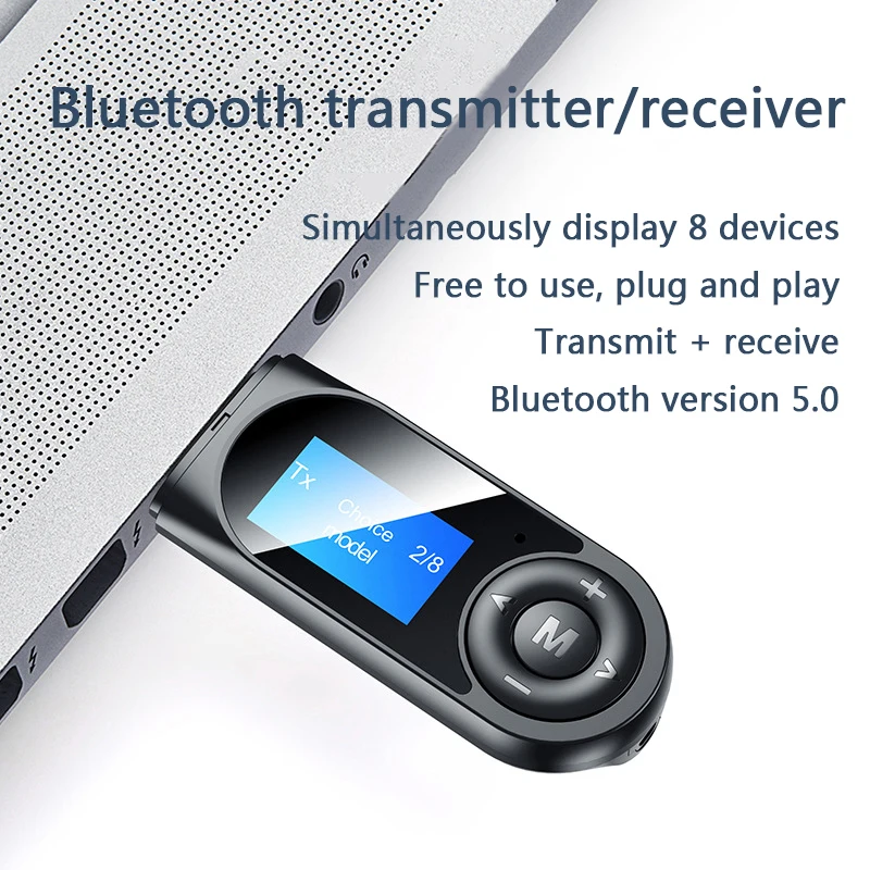 T13 ЖК дисплей 10 м Рабочий диапазон Bluetooth 5 0 EDR/A2DP/HSP/AVRCP адаптер приемник передатчик