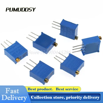 

10PCS/Lot 3296 Variable Resistors Wholesale Electronic 3296W 200R ohm 201Trimming Potentiometer High Precision