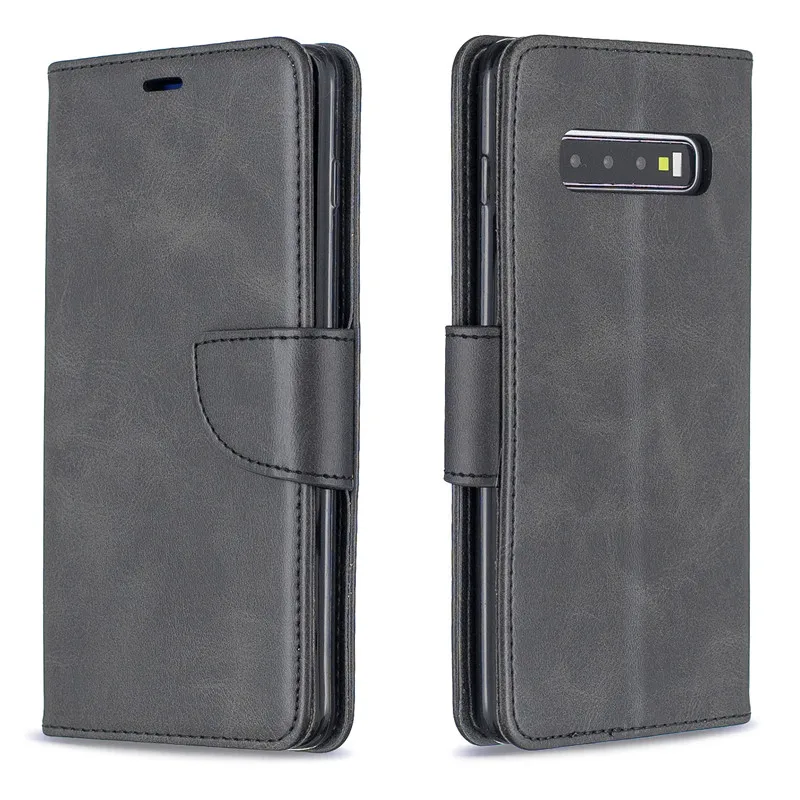 Coque S10Plus S10E аксессуары для телефонов пара простой модный кожаный флип чехол