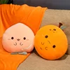 38cm Nice Cartoon Peach Orange Blueberry Plush Toys Stuffed Soft Blanket Lovely Fruit Pillow Doll For Kids Girls Birthday Gifts 1