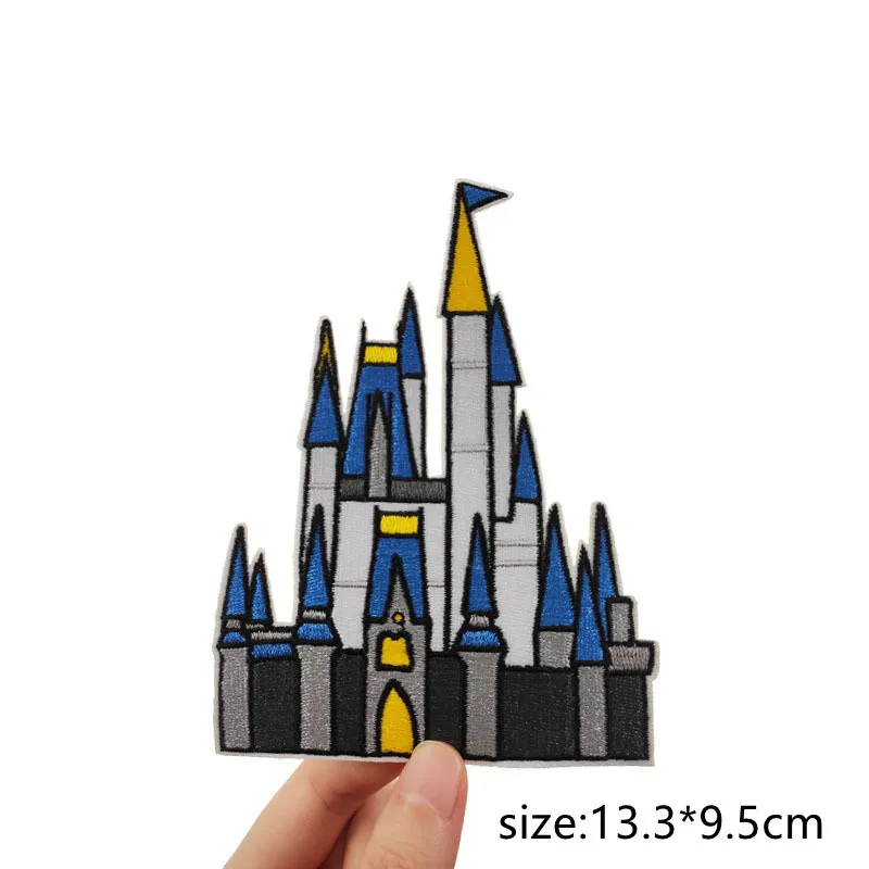 Cartoon anime high quality Mickey Minnie Mouse patch fireworks Embroidered for Iron on T-shirt  DIY Sewing clothes patch Decor 