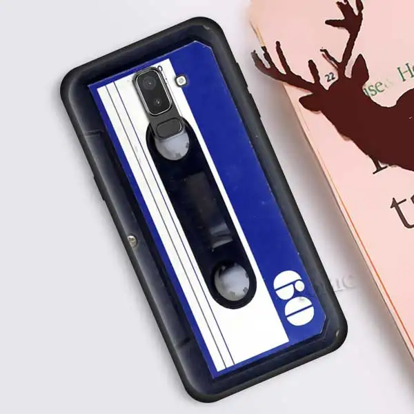 Классический ретро чехол в виде кассеты для samsung Galaxy J8 J6 J4 A6 A7 A8 A9 плюс M10 M20 M30 S M40 силиконовый чехол для телефона с изображением на задней панели Чехол - Цвет: B08