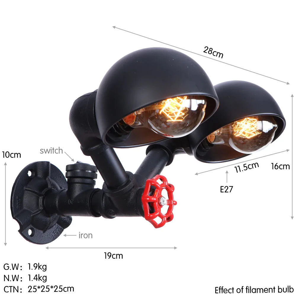 BG321 亚黑 尺寸图 钨丝 英文版