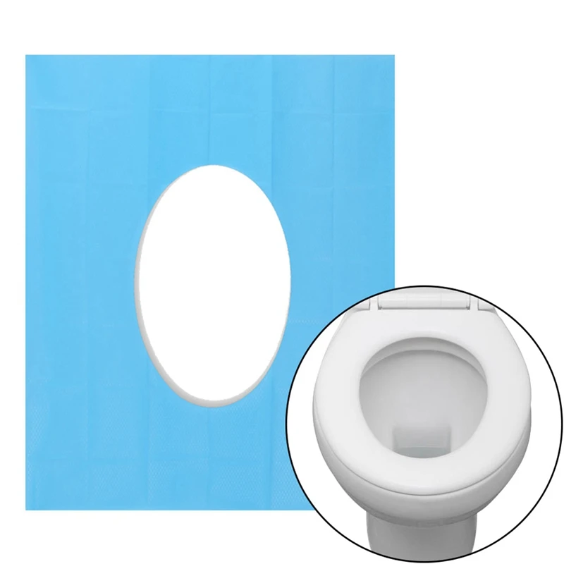 

10Pcs Disposable Toilet Seat Cover Mat Travel Portable Hygienic Toilet Paper Pad For Hotel Travel Camping Bathroom Accessories