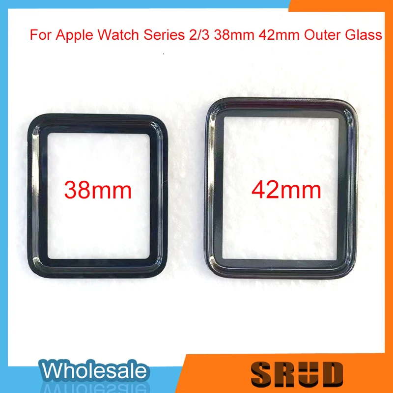 Оригинальный внешний стеклянный объектив для Apple Watch Series 1 2 3 4 5 38 мм 40 42 44 сенсорный
