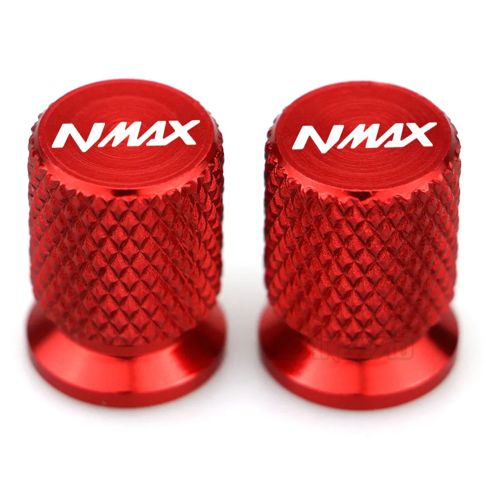 CNC алюминиевые шины клапан воздушный порт крышка крышки мотоцикла аксессуары для Yamaha Nmax N-max 125 155 Красный Синий Золотой - Цвет: Red