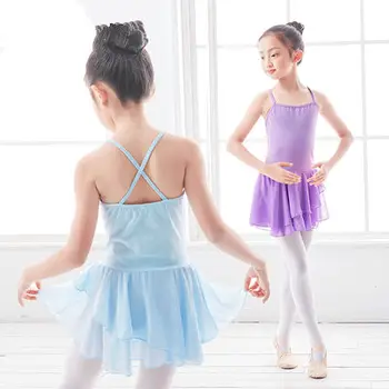 

2020 ballet clothes dance virgin spring summer autumn straps one-piece chiffon skirt examination practice clothes