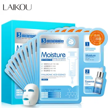 

Shuiguang needle mask hydrating hyaluronic acid Shuiguang needle trilogy shrink pores Silk Mask