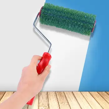 

Printing Pattern Rubber Roller with Handle for Wall Decoration Paint Walls Embossing Roller Graining Painting Accessories