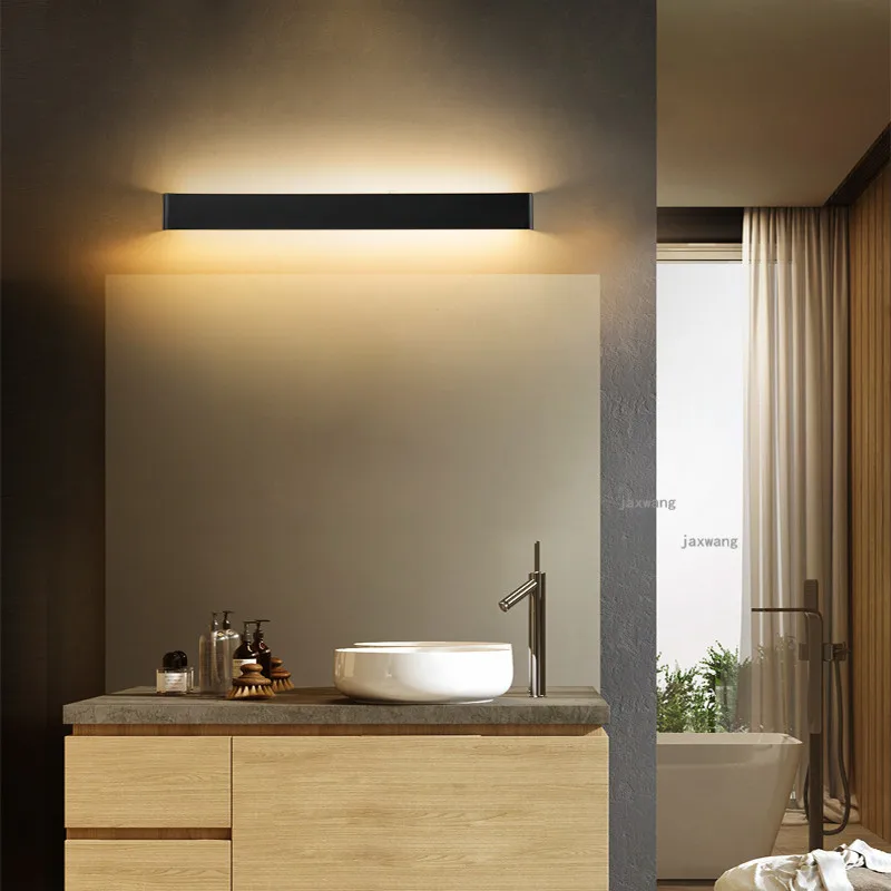 Nordic LED Wall Lamp Bedside Sconces Minimalist Home Deco Lighting Fixtures Corridor Wall Light Mirror Light Bathroom Fixtures