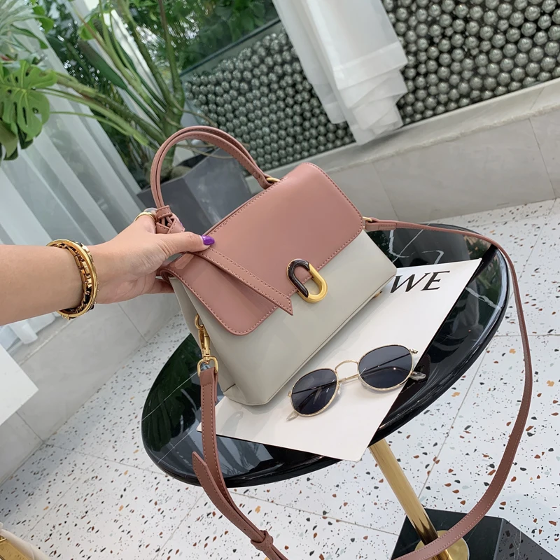

Colorful Luxury Leather Crossbody Bags for Women 2020 Travel Handbag Simple Shoulder Messenger Bag Ladies Vintage Tote