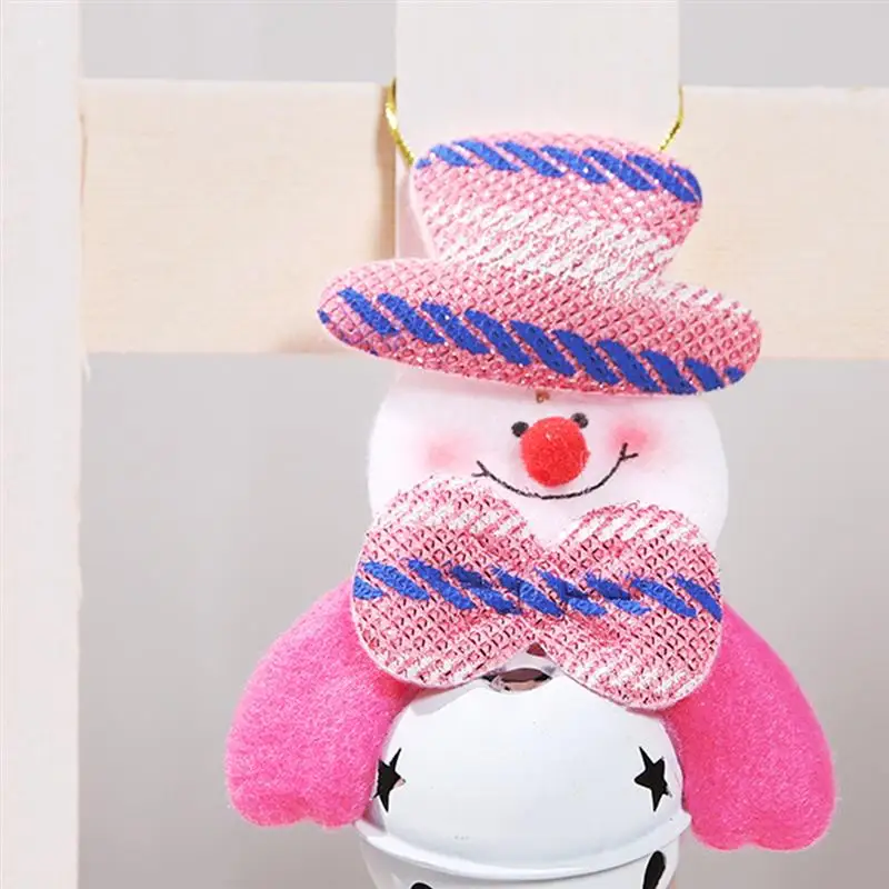 7 шт. рождественские колокольчики кукольные Подвески снеговик ткань кукла висячие украшения для витрины Chrsitmas дерево домашний декор