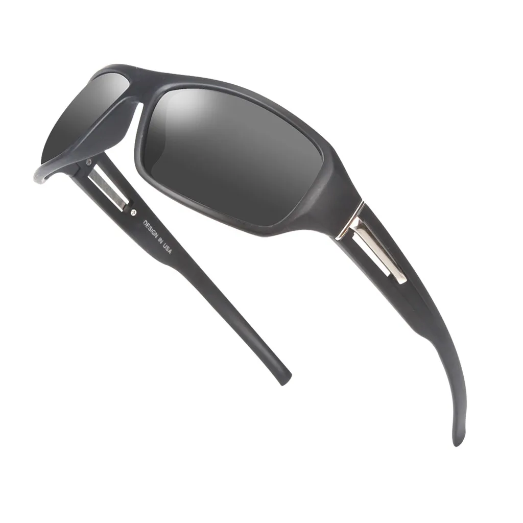 Модные солнцезащитные очки спортивные солнцезащитный очки для мужчин UV400 защита Гольф солнцезащитные очки для женщин вождения Велоспорт очки для рыбалки Новинка - Цвет: B