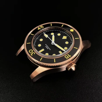 

Men Bronze Diving Watches FiftyFathoms Wrist Watches 300M Water Resistance NH35 Sapphire Glass Nylon Strap Watch for men Male