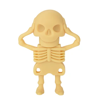 

Halloween 64GB USB 2.0 USB flash drive 32GB memory stick cartoon Skeleton Man 4GB 8GB 16GB pen drive 128GB u disk free shipping