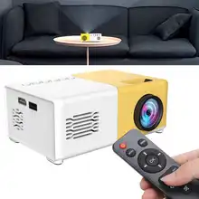 LED Video Projector Home Theater Portable Mini 1080P Projector Support HD USB AV Remote Control for Home Cinema 100-240V