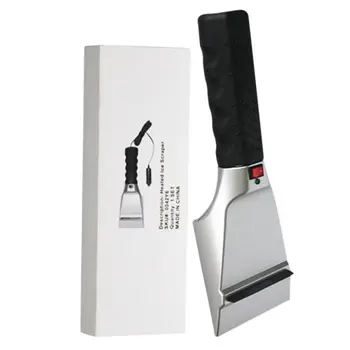 

12V Elektrische Verwarmde Auto Ijskrabber Automobiles Sigarettenaansteker Sneeuwruimen Schop Voorruit Ontdooien Schoon Gereedsch