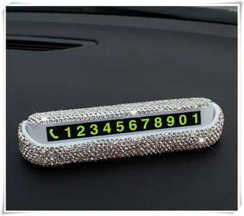 

Car phone number plate universal personality decoration DIY for Mitsubishi ASX Endeavor Expo Montero Galant Grandis Lancer