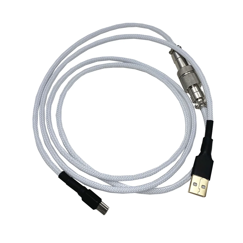 Conector do Aviador do Cabo de Metrópole do Usb Cabo de Usb Cabo de Mina Mini Teclado Mecânico Mechables Pulso v3 Personalizado-revestido
