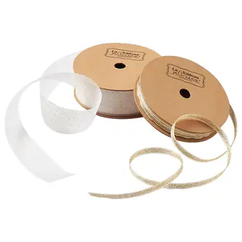 

2rolls/set Organza Ribbon with Glitter Powder For Party Home Wedding Decoration Gift Wrapping Christmas New Year DIY Tools