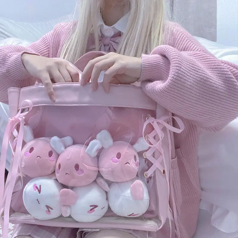 Сумка Xiuya в стиле Харадзюку Kawaii Ita 2021 японская милая сумка через плечо JK Lolita для