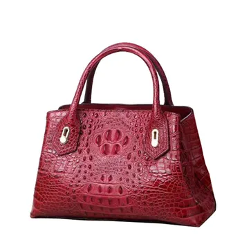 

Hot Sell Luxury Handbags Women Bags Designer Crocodile pattern Fashion Genuine Cowhide Leather Bags Women Bag Designer Brand