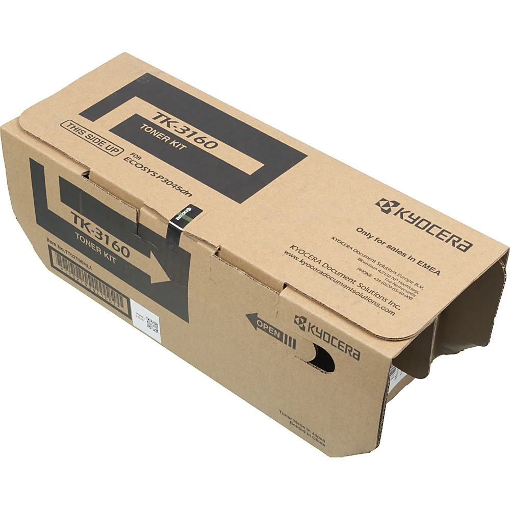 Картридж лазерный Kyocera TK-3160 черный(12500стр.) для Kyocera P3045dn/P3050dn/P3055dn/P3060dn