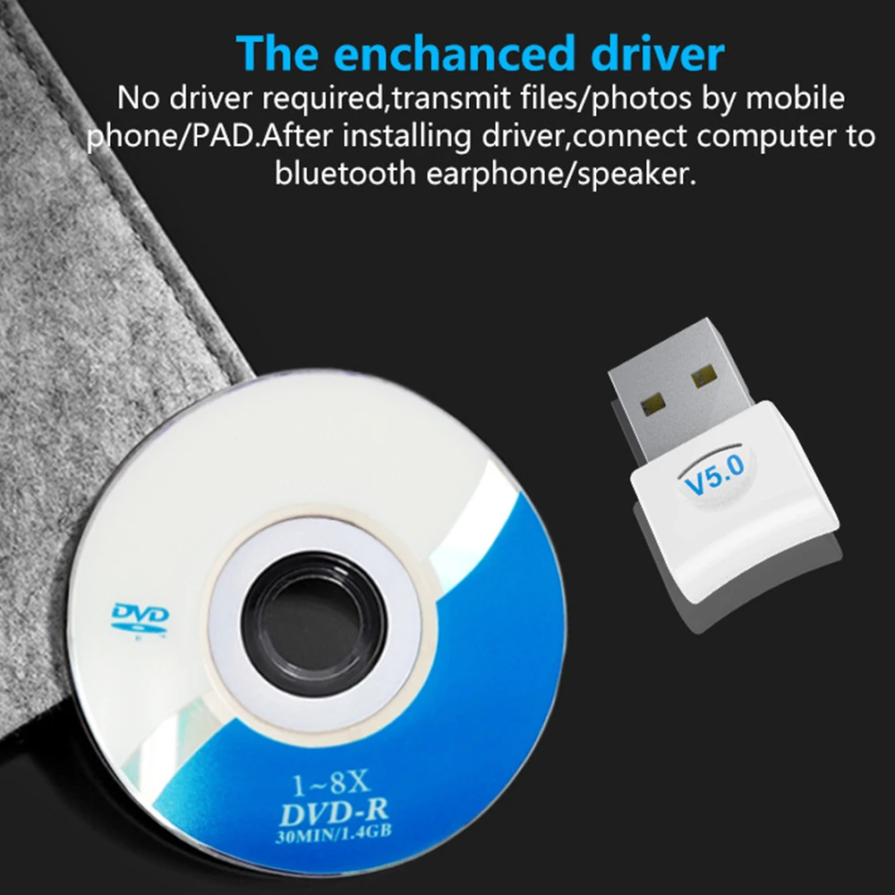 2 в 1 USB Bluetooth 5 0 адаптер для телефона ПК Компьютерная мышь клавиатура беспроводной