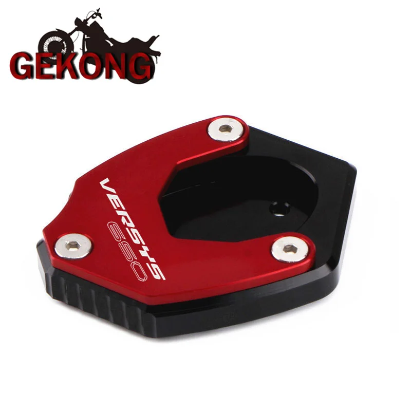 Motorcycle kickstand motorcycle kickstand pad motorcycle kickstand extender for versys650 2010 -
