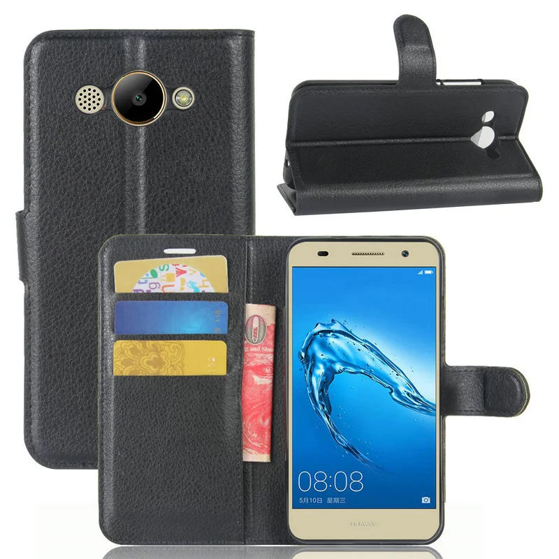 

Wallet Flip Leather Case for huawei Y3 2017 CRO-U00 CRO-L02 CRO-L03 CRO-L22 CRO-L23 Phone Leather back Cover case fundas case